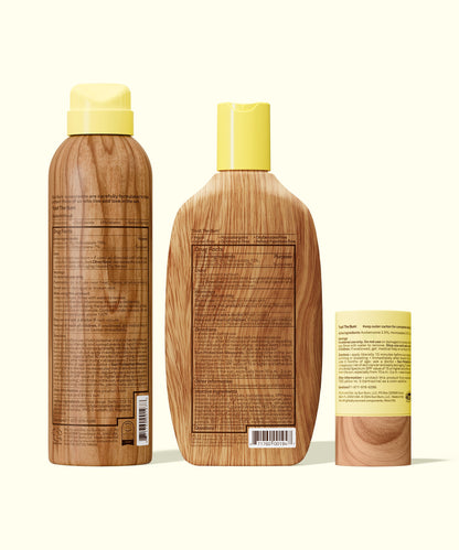 SPF 50 Spray + Lotion + Face and Body Stick 40 Bundle