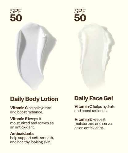 Daily Body + Face Gel Bundle