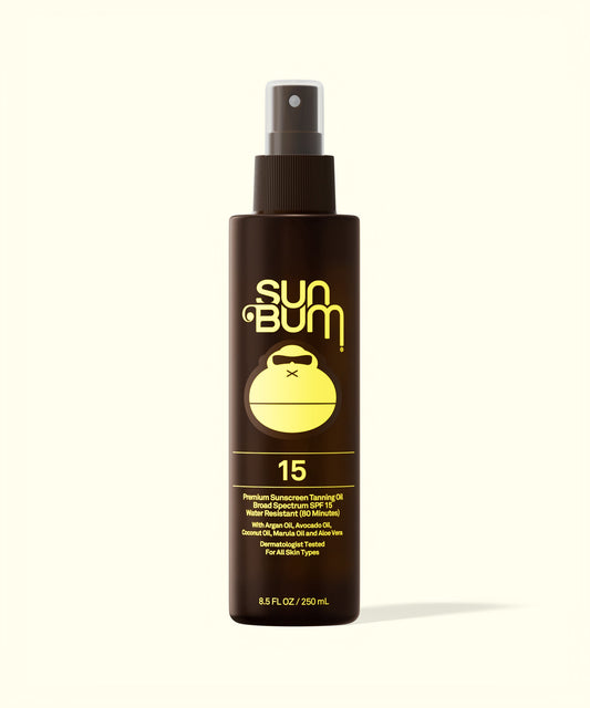 SPF 15 Sunscreen Tanning Oil